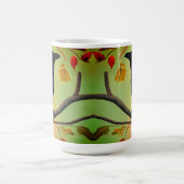 Schitterend vuurtje dat op de Mok van de Koffie va (Center)