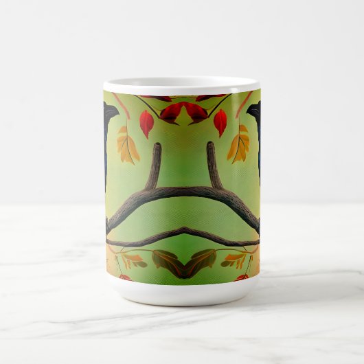 Schitterend vuurtje dat op de Mok van de Koffie va (Center)