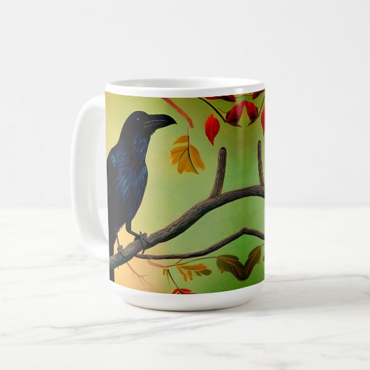 Schitterend vuurtje dat op de Mok van de Koffie va (Voorkant links)