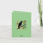 Schitterend vuurtje dat op tak wordt geperst kaart (Achterkant)