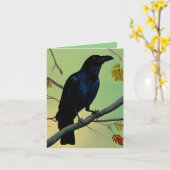 Schitterend vuurtje dat op tak wordt geperst kaart (Gele Bloem)