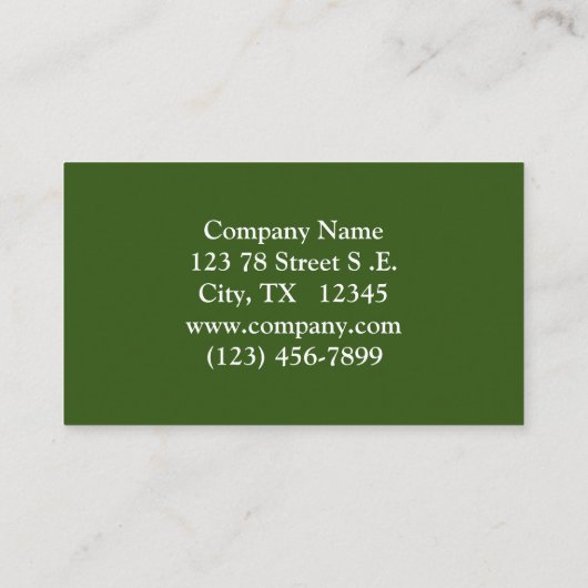 Schitterend vuurtje dat op tak wordt geperst visitekaartje (Achterkant)