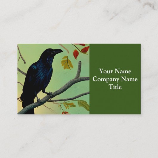 Schitterend vuurtje dat op tak wordt geperst visitekaartje (Voorkant)