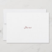 Schitterend, waterkleur, bloemroze, bedankt kaart (Achterkant)