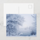 Schitterend winterlandschap briefkaart (Voorkant / Achterkant)