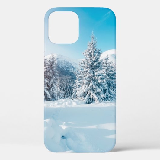 Schitterend winterlandschap in de natuur, verbluff Case-Mate iPhone case (Achterkant)