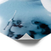 Schitterend winterlandschap in de natuur, verbluff poster (Hoek)