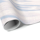 Schitterend winterlandschap met sneeuwbedekte bome cadeaupapier (Rol Hoek)