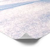 Schitterend winterlandschap met sneeuwbedekte bome poster (Hoek)