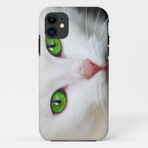 Schitterend wit kattenkatje dierenvriend iPhone 11 hoesje