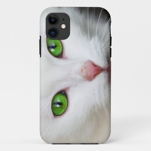 Schitterend wit kattenkatje dierenvriend Case-Mate iPhone case (Achterkant)