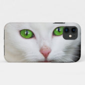 Schitterend wit kattenkatje dierenvriend Case-Mate iPhone case (Achterkant (horizontaal))