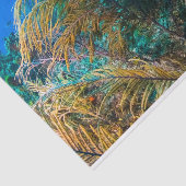 Schitterend Zee schildpad zeewater Tissuepapier (Detail)