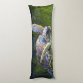 Schitterend Zee Schorrelschoppen Lichaamskussen (Achterkant (Verticaal))