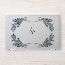Schitterend zilverblauw lijst