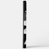 Schitterend zonnebloemportret in zwart-wit Case-Mate iPhone case (Achterkant / Rechts)