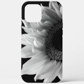 Schitterend zonnebloemportret in zwart-wit Case-Mate iPhone case (Achterkant)