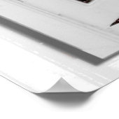 Schitterend zonneschijnvenster voor Uitzichten Poster (Hoek)