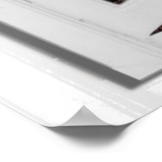 Schitterend zonneschijnvenster voor Uitzichten Poster (Hoek)