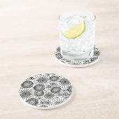 Schitterend zwart-wit onderzetter (Zijkant)