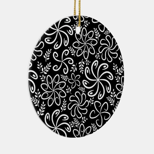 Schitterend zwart-wit Ornament (Rechts)