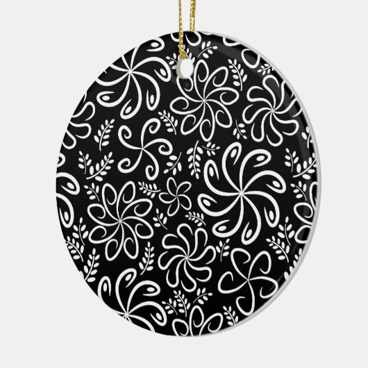 Schitterend zwart-wit Ornament (Links)