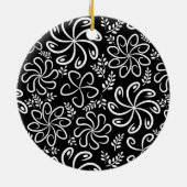 Schitterend zwart-wit Ornament (Achterkant)