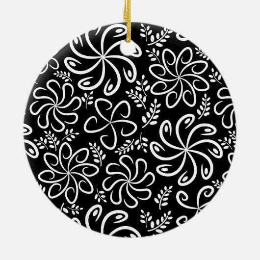 Schitterend zwart-wit Ornament (Achterkant)