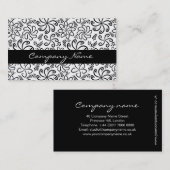 Schitterend zwart-wit Visitekaartje (Voorkant / Achterkant)