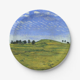 Schitterend Zwitsers landschap (Ferdinand Hodler) Papieren Bordje