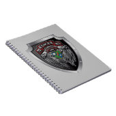 Schitterende 2e Bat 75e Ranger Regimental Scroll Notitieboek (Rechterzijde)