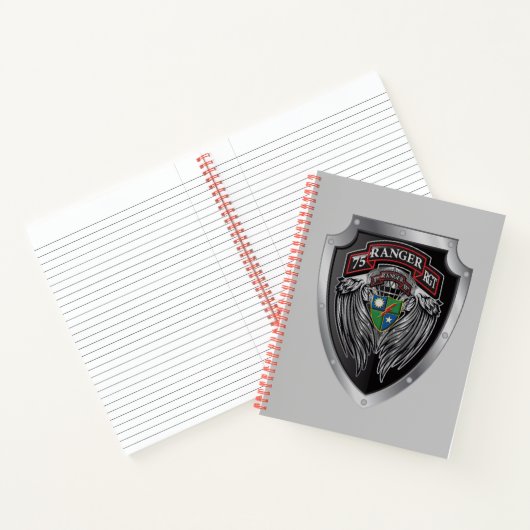 Schitterende 3de BBT 75e Ranger Regimental Scroll Notitieboek (Binnen)