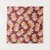 Schitterende abstracte bloemenpatronen wandkleed (Voorkant (horizontaal))
