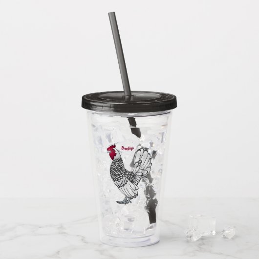 Schitterende afbeelding van cartoon acryl drinkbeker (Voorkant ijs)