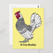 Schitterende afbeelding van cartoon briefkaart (Voorkant / Achterkant)