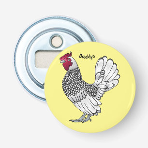 Schitterende afbeelding van cartoon button flesopener