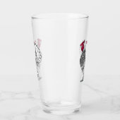 Schitterende afbeelding van cartoon glas (Rechts)