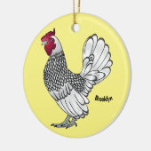 Schitterende afbeelding van cartoon keramisch ornament (Links)
