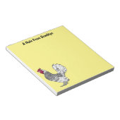 Schitterende afbeelding van cartoon notitieblok (Schuin)