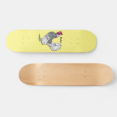 Schitterende afbeelding van cartoon persoonlijk skateboard (Horizontaal)