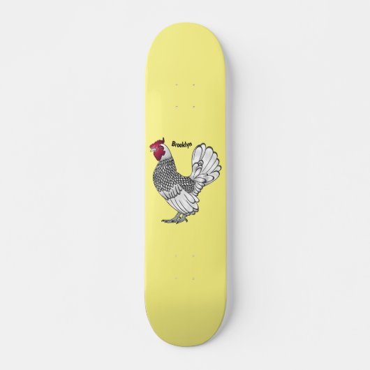 Schitterende afbeelding van cartoon persoonlijk skateboard (Voorkant)