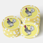 Schitterende afbeelding van cartoon poker chips (Opstapeling)
