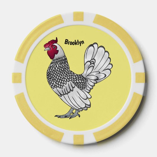 Schitterende afbeelding van cartoon poker chips (Voorkant)