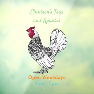 Schitterende afbeelding van cartoon raamsticker