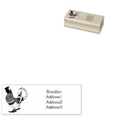 Schitterende afbeelding van cartoon rubberstempel (Gestempeld)