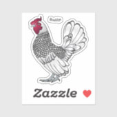 Schitterende afbeelding van cartoon sticker (Vel)