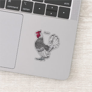 Schitterende afbeelding van cartoon sticker