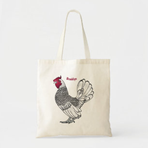 Schitterende afbeelding van cartoon tote bag