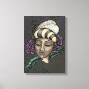 Schitterende afdruk van het bijenschilderschilderi canvas afdruk