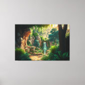 Schitterende afdruk waterscène canvas afdruk (Voorkant)